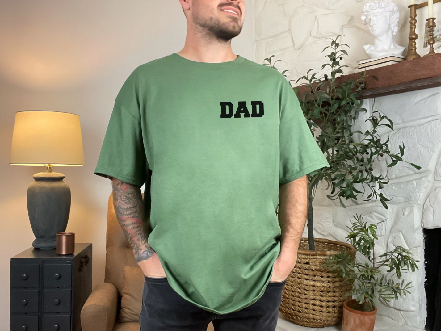 Dad Basic Tee & Sweatshirt  (3D DESIGN)