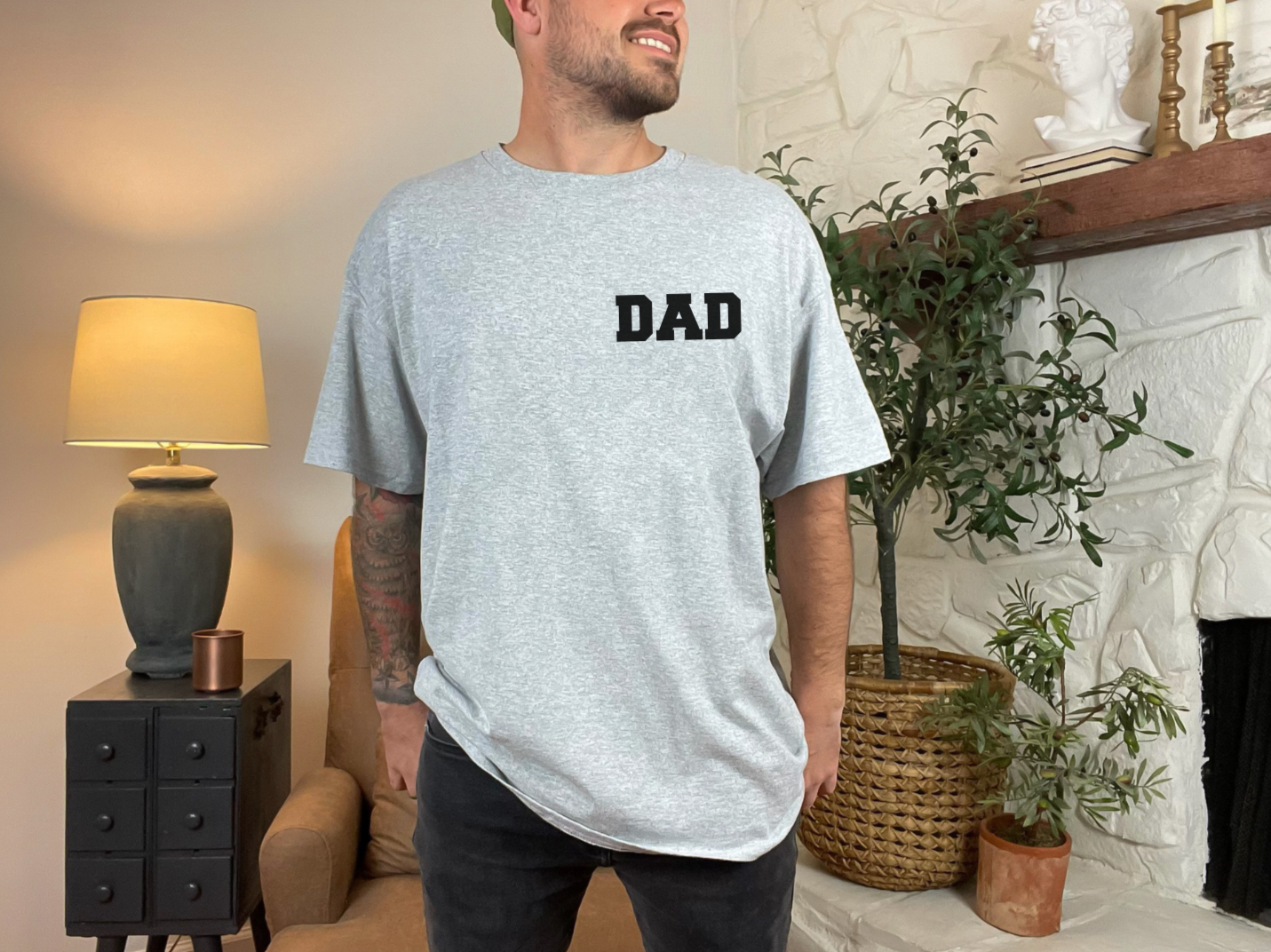 Dad Basic Tee & Sweatshirt  (3D DESIGN)