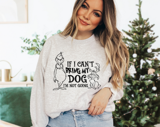 Grinch & Max Sweatshirt (FREE PERSONALIZED SLEEVE)