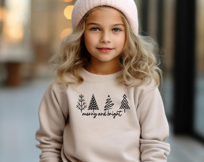 Merry & Bright Sweatshirt (kid)