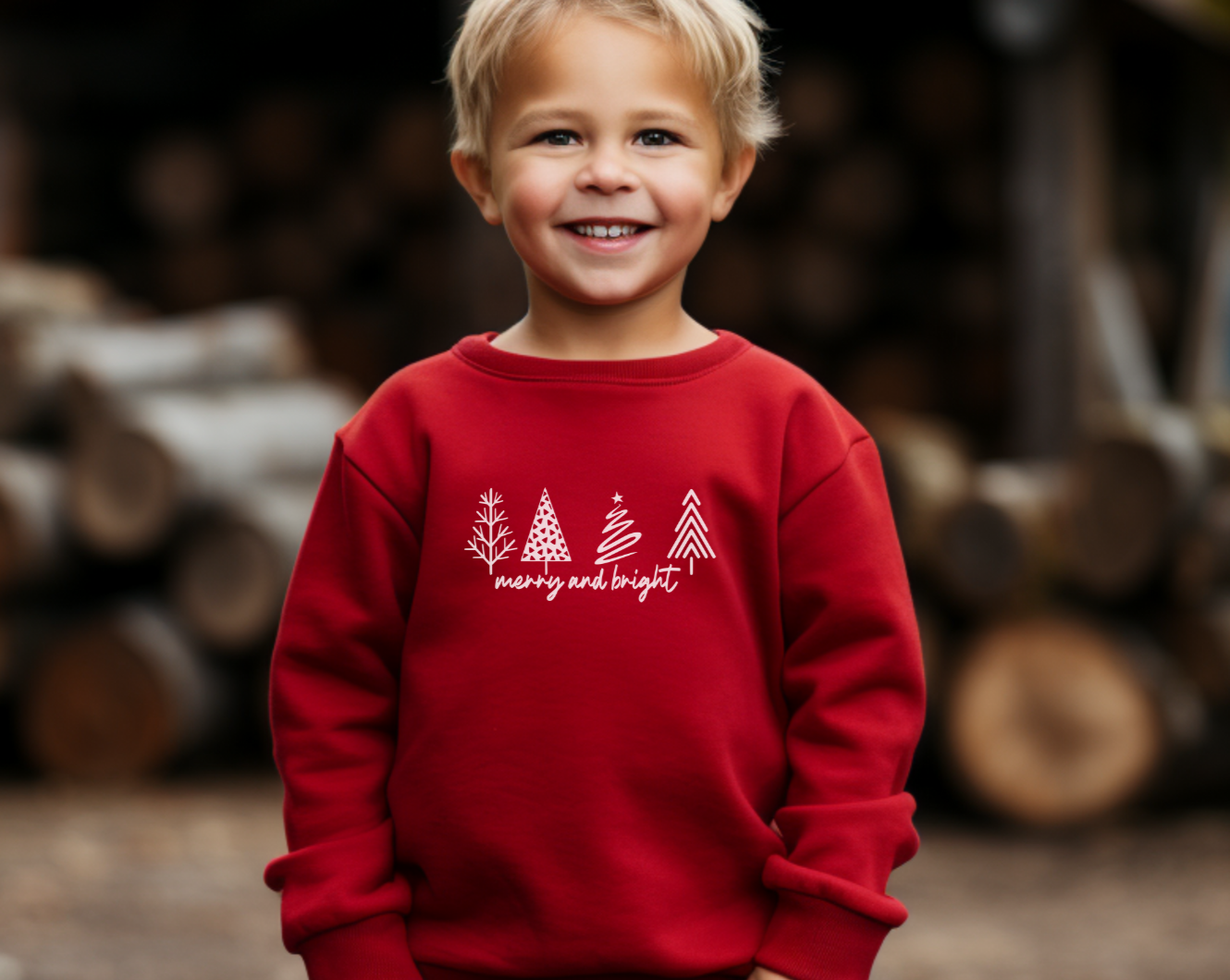 Merry & Bright Sweatshirt (kid)