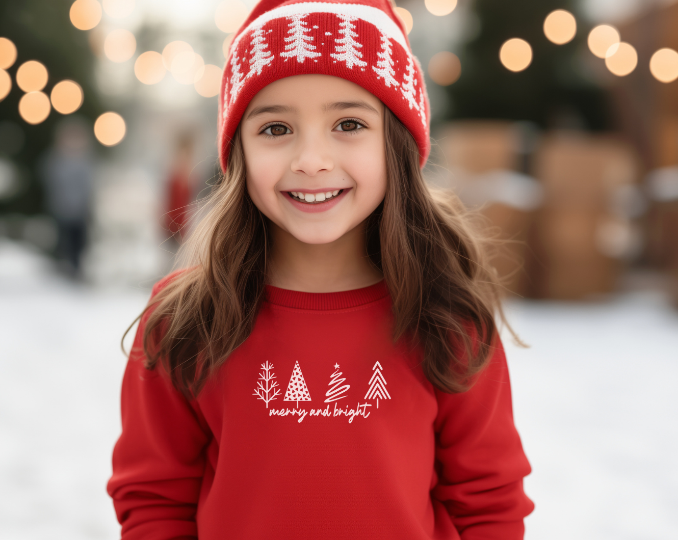 Merry & Bright Sweatshirt (kid)