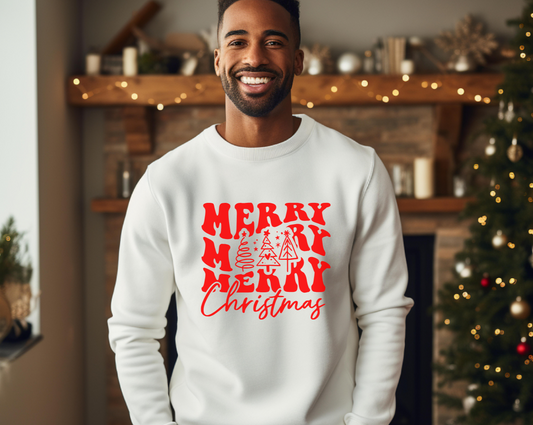 Merry Christmas Sweatshirt (men)