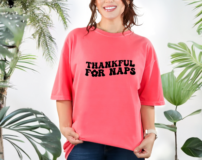 THANKFUL FOR NAPS TEE