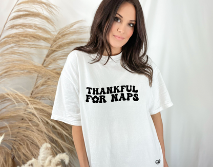 THANKFUL FOR NAPS TEE