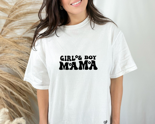 GIRL&BOY MOM TEE