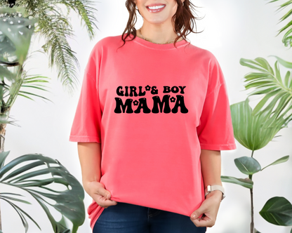 GIRL&BOY MOM TEE