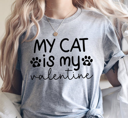 My Cat is my Valentine.